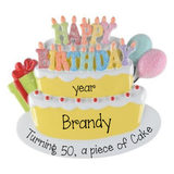 Personalized Ornament Celebrating A Special Birthday ~ Celebrating a Milestone Birthday