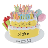 Personalized Ornament Celebrating A Special Birthday ~ Celebrating a Milestone Birthday