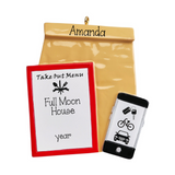 Personalized Chinese Take Out Christmas Ornament ~ Grub Hub Driver