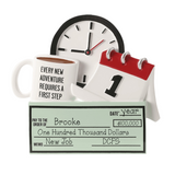 First Paycheck Personalized Christmas Ornament ~ First Job Ornament