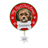 Personalized Dog Frame Christmas Ornament