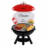 Personalized Grilling Ornament ~ BBQ Christmas Ornament