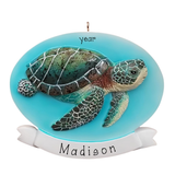 Sea Turtle Personalized Christmas Ornament ~ Sea Turtle Watching ~ Swimming with the Turtles
