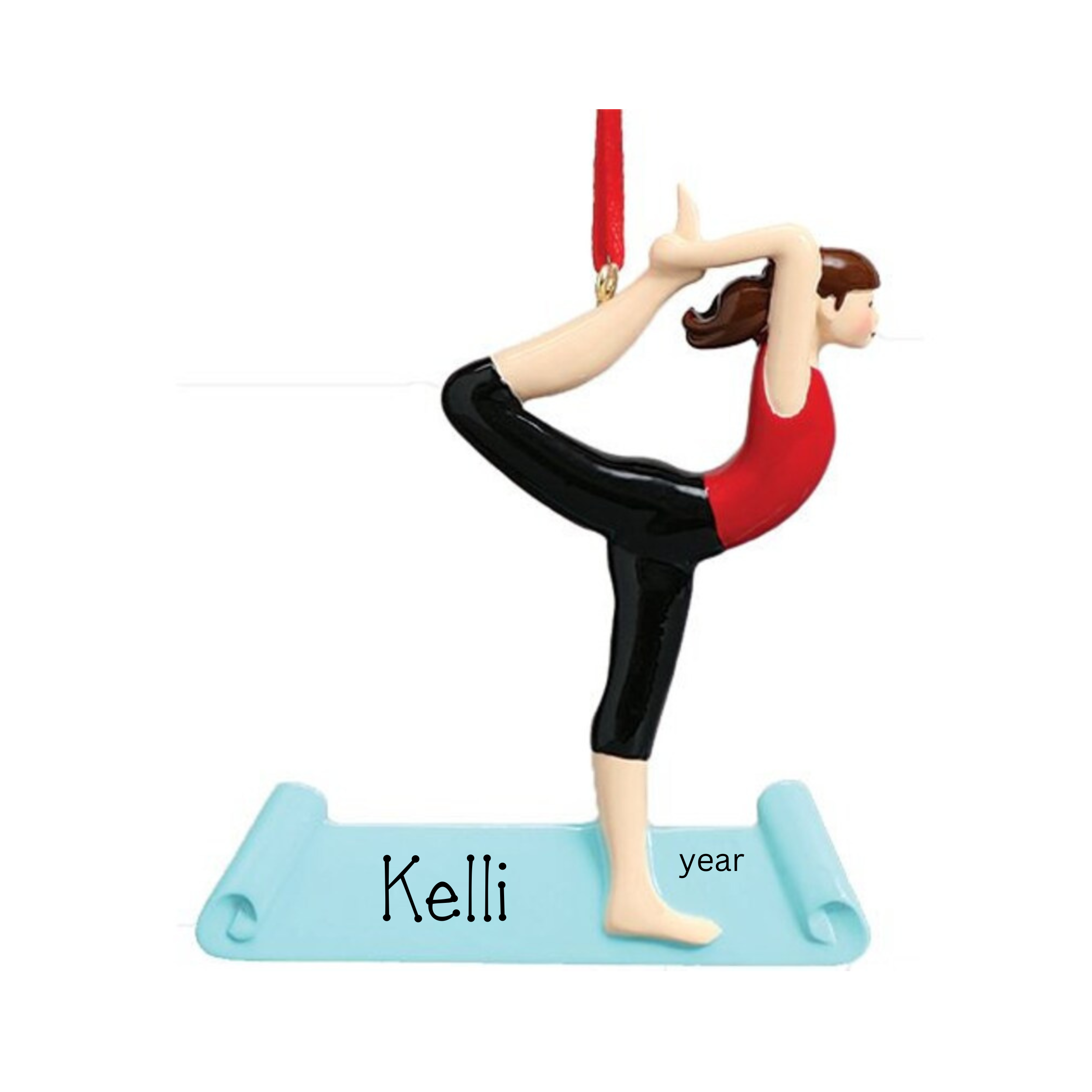 YOGA / PILATES~Personalized Christmas Ornament