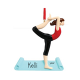 YOGA / PILATES~Personalized Christmas Ornament