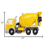 Cement Truck Personalized Christmas Ornament