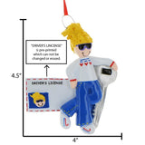 NEW DRIVER'S LICENSE for Blonde FEMALE - Ornament
