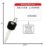 Personalized New DriveOrnament - Drivers License Christmas Ornament ~ Student Driver Ornament - Drivers Beware