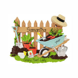 Personalized GARDENER Ornament~GARDENING Ornament~Christmas Ornaments~Keepsake~Garden Club Ornament~Hand Personalized~Personalized Gifts