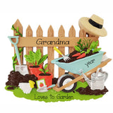 Personalized GARDENER Ornament~GARDENING Ornament~Christmas Ornaments~Keepsake~Garden Club Ornament~Hand Personalized~Personalized Gifts