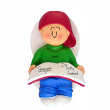 Personalized Potty Trained Ornament~Little Boy Potty Train~Christmas Ornaments~Toddler boy Ornament~Personalized Ornament~Personalized Gifts