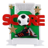SOCCER Christmas Ornament~Soccer Ball with Goal Ornament~Soccer player Ornament