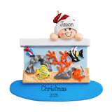 Fish Tank Personalized Ornament ~ Fish Aquarium Christmas Ornament