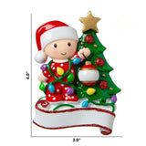Baby's Boy 1st Christmas Personalized Ornament ~ Baby Boy's First Christmas Ornament ~Child Decorating Tree ~ Toddler Ornament