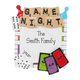 Family Game Night Personalized Christmas Ornament ~ Game Night Ornament ~ Family game night ~ Board Games ~ Family Dice Game Ornament