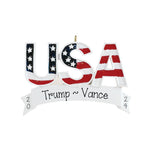 USA Ornament ~  Personalized Patriotic Ornament ~ American Flag Ornament