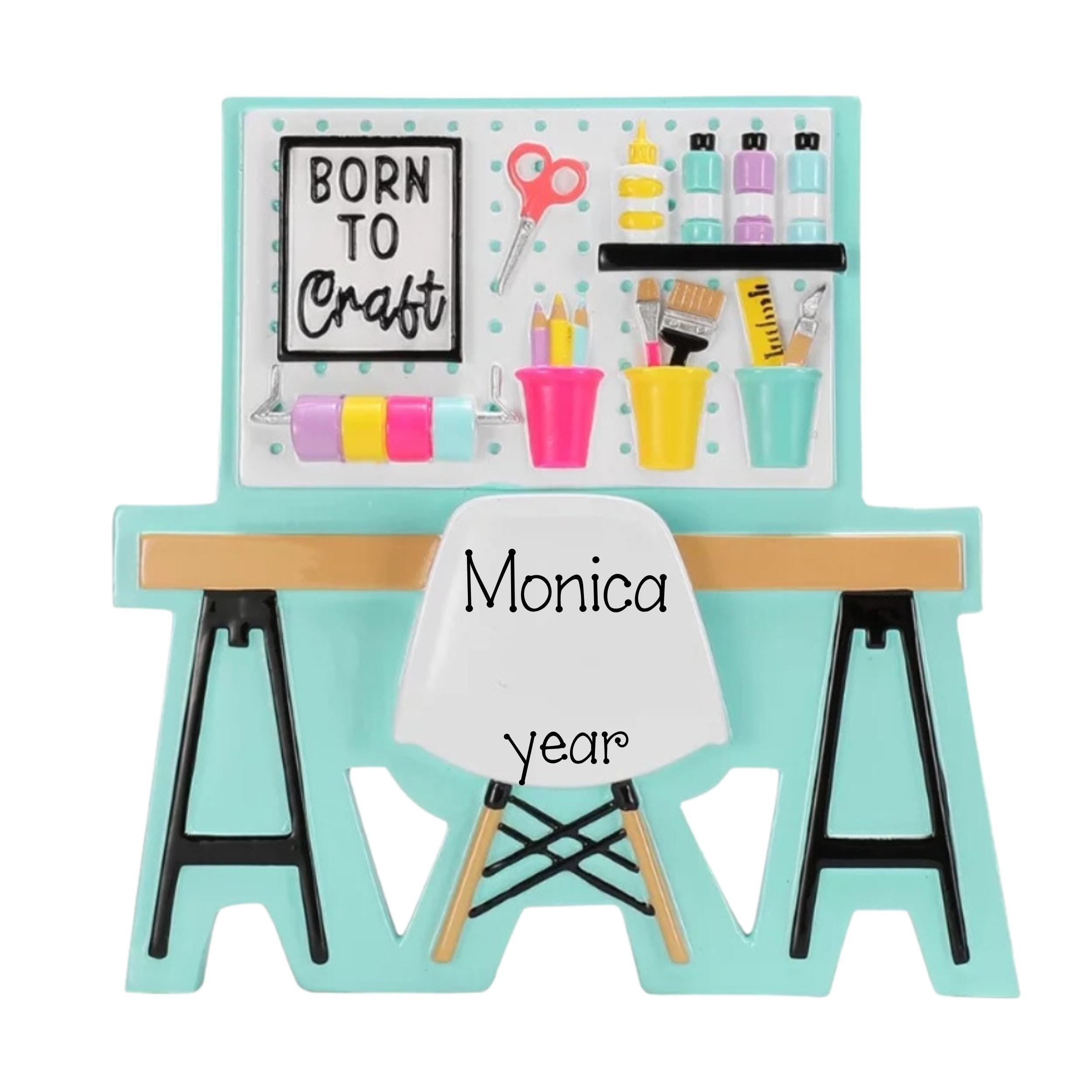 Born to Craft Personalized Ornament ~ Arts & Crafts Projects Personalized Ornament ~ Crafter Workspace