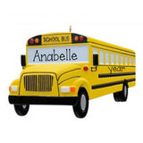 School Bus Ornament ~ Bus Driver Gift ~ School Bus Custom Personalized Christmas Ornament ~ Hand Personalized Ornament ~ Personalized Gifts