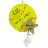 SOFTBALL~Personalized Christmas Ornament