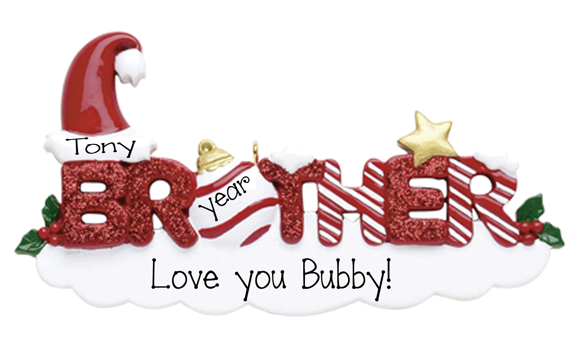 Brother My Personalized Ornaments