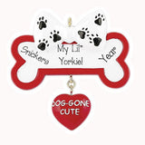 DOG GONE CUTE DOGGY BONE / MY PERSONALIZED ORNAMENTS