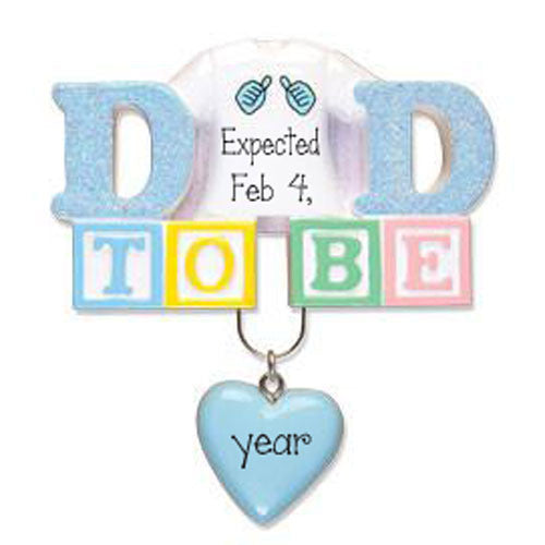 Dad to Be~ Personalized Christmas Ornament