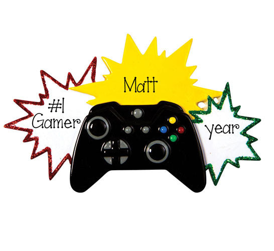 Video Gamer~Personalized Christmas Ornament