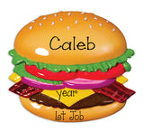 HAMBURGER / 1ST JOB / MY PERSONALIZED ORNAMENTS
