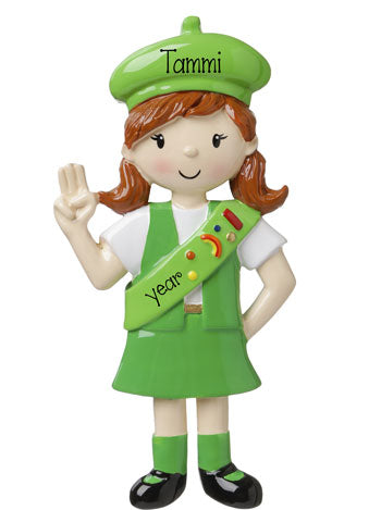 GIRL SCOUTS Personalized Ornament