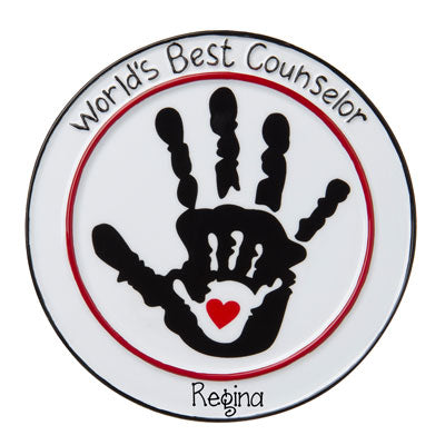 Worlds Best Counselor- personalized ornament