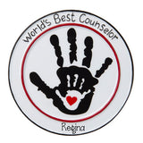 Worlds Best Counselor- personalized ornament