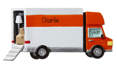 Moving Truck- Personalized Ornament