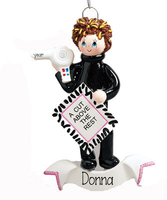 HAIR STYLIST "A CUT ABOVE THE REST"~Personalized Ornament