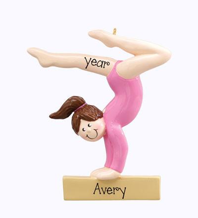 Balance Beam Gymnast - Personalized Ornament