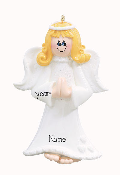 Praying Hands Angel-Personalized Ornament