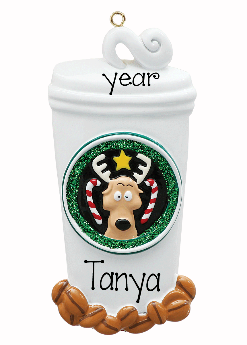 Coffee Ornament, My Personalized Ornaments