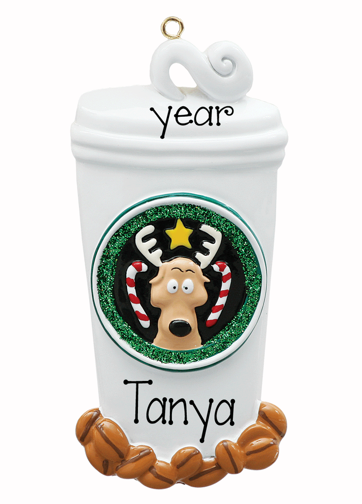 Coffee Lover-Personalized Ornament