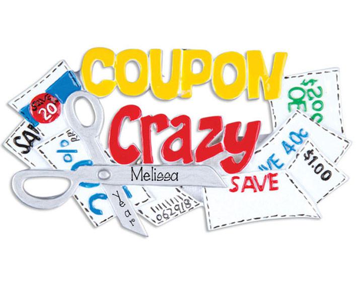 COUPON CRAZY - Personalized ornament