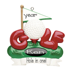 Golf My Personalized Ornaments