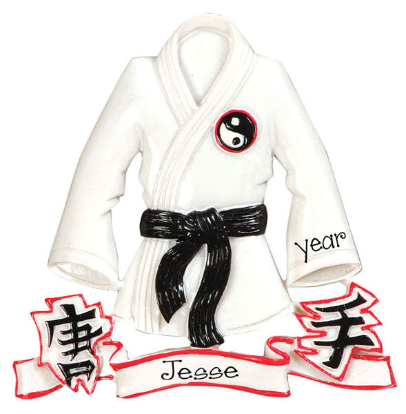 KARATE JACKET / MARTIAL ARTS - Personalized Ornament