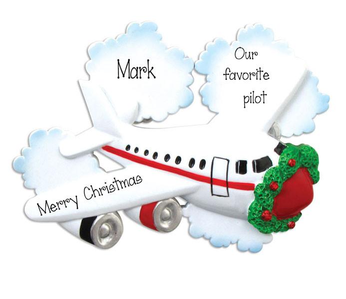 JET/AIR PLANE/PERSONALIZED ORNAMENT