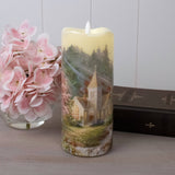 Spring Chapel Fiber Optic Candle