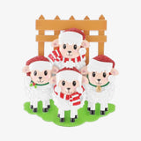 Personalized Sheep Ornament, Family Of 4 Keepsake For Farm Decor