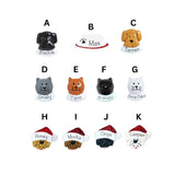 Personalized Family of 8 Staircase Bannister Ornament, 8 Stockings, 8 Grandkids Christmas Keepsake, Add Pet Option