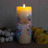Amazing Grace Fiber Optic Candle