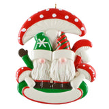 Personalized Gnome Couple Christmas Ornament – First Christmas Holiday Keepsake