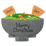Personalized Chips & Guacamole Couple Christmas Ornament – Funny Couples Gift