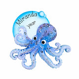 Personalized Octopus Christmas Ornament – Ocean Lover Keepsake