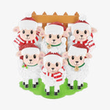 Personalized Family Of 6 Ornament, Sheep Christmas Farm Keepsake