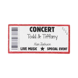 Concert Memories Personalized Ornament: Music Lovers Holiday Decor, Custom Boy Partying Design